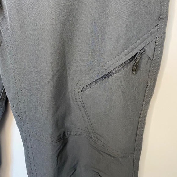 LADIES Columbia Omni-Shade Sun Protection Pants, 8, Gray - Picture 4 of 7